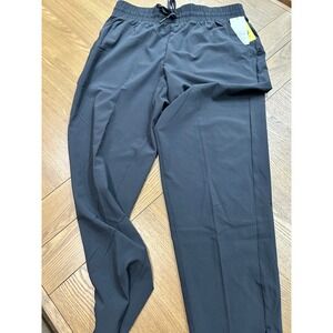 All In‎ Motion Women's Flex Woven Taper Pant Black Athletic Drawstring Size M
